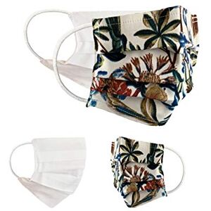 BAF Community Masken 2 per Pack Set Unisex Behelfsmaske Wendbar Mundschutz Maske Mund und Nasenschutz Wendemaske mit Motiv Baumwolle BCI Waschbar BAF Community Masken 2 per Pack Set Unisex Behelfsmaske Wendbar Mundschutz Maske Mund und Nasenschutz Wendemaske mit Motiv Baumwolle BCI Waschbar