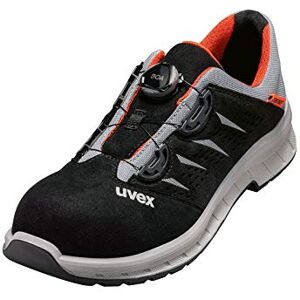 Uvex 2 Trend Halbschuh mit BOA Fit System, Sicherheitsschuhe S1 P SRC, Arbeitsschuhe für Herren, Schwarz/Grau/Orange, Größe 38 Uvex 2 Trend Halbschuh mit BOA Fit System, Sicherheitsschuhe S1 P SRC, Arbeitsschuhe für Herren, Schwarz/Grau/Orange, Größe 38