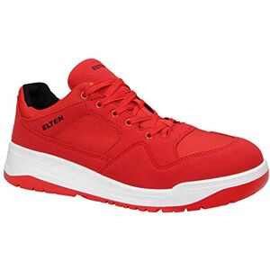 ELTEN Sicherheitsschuhe Maverick red Low ESD S3S, Damen und Herren, Textil, Stahlkappe, leicht, sportlich 38, Rot ELTEN Sicherheitsschuhe Maverick red Low ESD S3S, Damen und Herren, Textil, Stahlkappe, leicht, sportlich 38, Rot