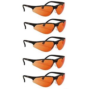 Infield Terminator UV-400 Schutzbrille für Blaulicht und UV-Schutz, orange (fünf) Infield Terminator UV-400 Schutzbrille für Blaulicht und UV-Schutz, orange (fünf)