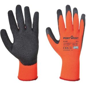 Portwest Thermo Grip Handschuh, Größe: M, Farbe: Orange/Schwarz, A140ORBM Portwest Thermo Grip Handschuh, Größe: M, Farbe: Orange/Schwarz, A140ORBM