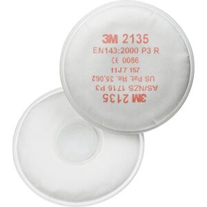 3M 2135 P3R Staubfilter, 25mm x 305mm x 1340mm, Weiß, 10 Stück 3M 2135 P3R Staubfilter, 25mm x 305mm x 1340mm, Weiß, 10 Stück