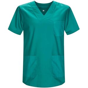 MISEMIYA Medizinische Uniformen Unisex Top Krankenschwester Krankenhaus Berufskleidung XX-Large, Grün MISEMIYA Medizinische Uniformen Unisex Top Krankenschwester Krankenhaus Berufskleidung XX-Large, Grün