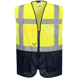 Portwest WARSCHAU EXEKUTIV WESTE, Größe: XL, Farbe: Gelb/Schwarz, C476YBRXL Portwest WARSCHAU EXEKUTIV WESTE, Größe: XL, Farbe: Gelb/Schwarz, C476YBRXL
