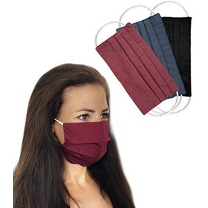 BAF Community Masken 3er Pack Set Unisex Behelfsmaske Wendbar Mundschutz Maske Mund und Nasenschutz Wendemaske mit Motiv Baumwolle BCI Waschbar BAF Community Masken 3er Pack Set Unisex Behelfsmaske Wendbar Mundschutz Maske Mund und Nasenschutz Wendemaske mit Motiv Baumwolle BCI Waschbar