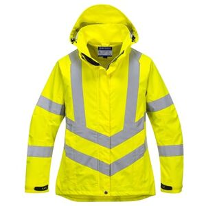 Portwest Atmungsaktive Warnschutzjacke für Damen, Größe: S, Farbe: Gelb, LW70YERS Portwest Atmungsaktive Warnschutzjacke für Damen, Größe: S, Farbe: Gelb, LW70YERS