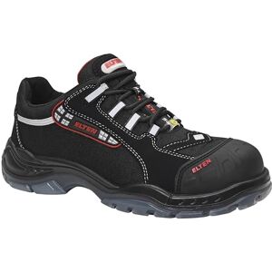 ELTEN Sicherheitsschuhe SENEX Pro ESD S3, Herren, Textil, Kunststoffkappe (leichter als Stahlkappe), leicht, sportlich, Schwarz/Rot, Größe: 45 ELTEN Sicherheitsschuhe SENEX Pro ESD S3, Herren, Textil, Kunststoffkappe (leichter als Stahlkappe), leicht, sportlich, Schwarz/Rot, Größe: 45