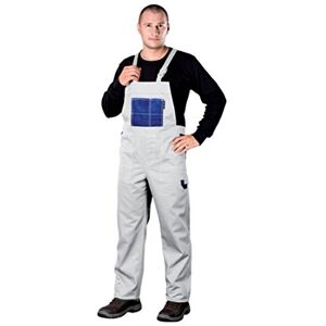 REIS MMSNB_62 Multi Master Schutzlatzhose Latzhose Herren, Arbeitslatzhosen Männer Weiß-Blau 62 Größe REIS MMSNB_62 Multi Master Schutzlatzhose Latzhose Herren, Arbeitslatzhosen Männer Weiß-Blau 62 Größe