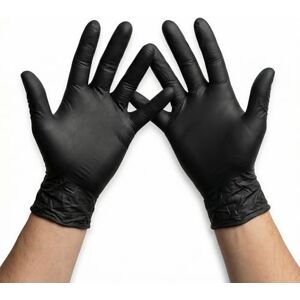 KMINA Einweghandschuhe Größe L (100 Handschuhe) Nitrilhandschuhe, Schwarze, Puderfreie & Latexfreie KMINA Einweghandschuhe Größe L (100 Handschuhe) Nitrilhandschuhe, Schwarze, Puderfreie & Latexfreie
