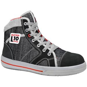 ELTEN Sicherheitsschuhe SENSATION Mid ESD S2, Herren, Leder/Textil, Stahlkappe, leicht, sportlich, Schwarz, Größe: 43 ELTEN Sicherheitsschuhe SENSATION Mid ESD S2, Herren, Leder/Textil, Stahlkappe, leicht, sportlich, Schwarz, Größe: 43