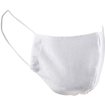 AVANTEX 3er Packung Baumwoll Community Maske 141034200-999-D, weiß, m AVANTEX 3er Packung Baumwoll Community Maske 141034200-999-D, weiß, m