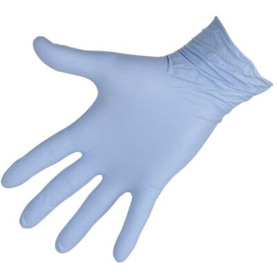 Kerbl 100x Einmalhandschuh Nitril Top Pro, Schutzhandschuh, blau, Gr. XL, 24cm, ungepudert, Medizin, Gastronomie, Industrie, unisex, robust, reißfest Kerbl 100x Einmalhandschuh Nitril Top Pro, Schutzhandschuh, blau, Gr. XL, 24cm, ungepudert, Medizin, Gastronomie, Industrie, unisex, robust, reißfest