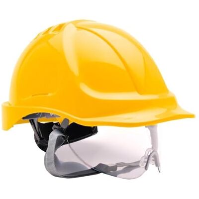 Portwest Endurance Visier Helm, Größe: Einheitsgröße, Farbe: Gelb, PW55YER Portwest Endurance Visier Helm, Größe: Einheitsgröße, Farbe: Gelb, PW55YER