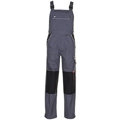 Planam 2133064 Canvas 320 Latzhose, Grau/Schwarz, Größe 64 Planam 2133064 Canvas 320 Latzhose, Grau/Schwarz, Größe 64