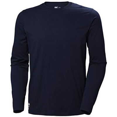 HH Workwear Helly Hansen Herren Classic Klassisches Longsleeve, Marineblau, XXL EU HH Workwear Helly Hansen Herren Classic Klassisches Longsleeve, Marineblau, XXL EU