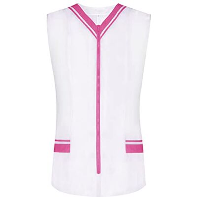 MISEMIYA Arbeitskleidung Frau OHNE ÄRMEL WEIß/SCHWARZ UNIFORM KLINIK Krankenhaus Reinigung TIERARZT Gesundheit GASTGEWERBE Ref-818 Large, Pink MISEMIYA Arbeitskleidung Frau OHNE ÄRMEL WEIß/SCHWARZ UNIFORM KLINIK Krankenhaus Reinigung TIERARZT Gesundheit GASTGEWERBE Ref-818 Large, Pink