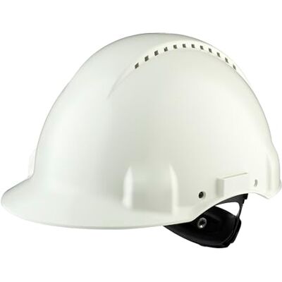 3M G30NUW Schutzhelm ABS, mit Schweißband und Ratschensystem, weiß mit Schweißband und Ratschensystem, Belüftet 3M G30NUW Schutzhelm ABS, mit Schweißband und Ratschensystem, weiß mit Schweißband und Ratschensystem, Belüftet