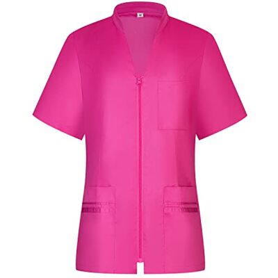 MISEMIYA ARBEITSKLEIDUNG FRAU KURZE ÄRMEL UNIFORM KLINIK KRANKENHAUS REINIGUNG TIERARZT GESUNDHEIT GASTGEWERBE -712 X-Large, Pink MISEMIYA ARBEITSKLEIDUNG FRAU KURZE ÄRMEL UNIFORM KLINIK KRANKENHAUS REINIGUNG TIERARZT GESUNDHEIT GASTGEWERBE -712 X-Large, Pink