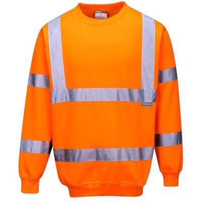 Portwest Warnschutz-Pullover, Farbe: Orange. Größe: S, B303ORRS Portwest Warnschutz-Pullover, Farbe: Orange. Größe: S, B303ORRS