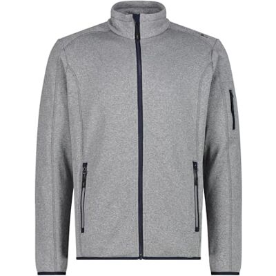 CMP Herren Strickjacke Knit-Tech Jacke Für, Gletscher-Zement, 48 EU CMP Herren Strickjacke Knit-Tech Jacke Für, Gletscher-Zement, 48 EU