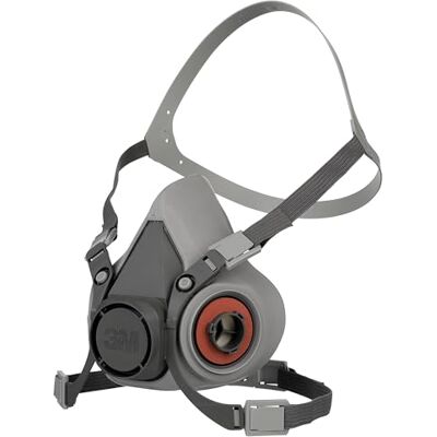 3M XA007702658 6200M Mehrweg-Halbmaske, Größe M, Grau 3M XA007702658 6200M Mehrweg-Halbmaske, Größe M, Grau