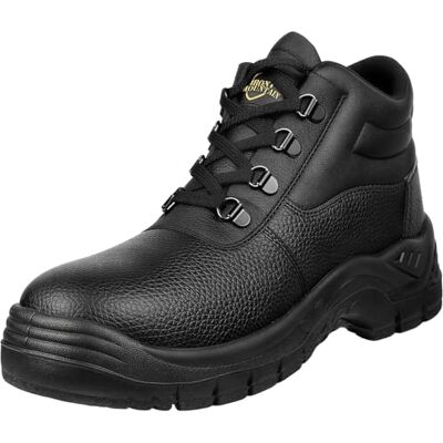 Iron Mountain Unisex-Sicherheitsstiefel aus Leder S3 SRC mit Stahlkappe, Zwischensohlenschutz, wasserdicht, rutschfest, antistatisch, Arbeitsstiefel für Industrie und Bau (UK 6 / EU 40) Iron Mountain Unisex-Sicherheitsstiefel aus Leder S3 SRC mit Stahlkappe, Zwischensohlenschutz, wasserdicht, rutschfest, antistatisch, Arbeitsstiefel für Industrie und Bau (UK 6 / EU 40)