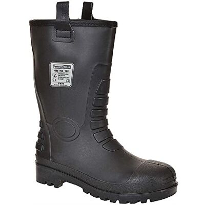 Portwest Neptune Rigger Sicherheitsstiefel S5 CI, Größe: 47, Farbe: Schwarz, FW75BKR47 Portwest Neptune Rigger Sicherheitsstiefel S5 CI, Größe: 47, Farbe: Schwarz, FW75BKR47