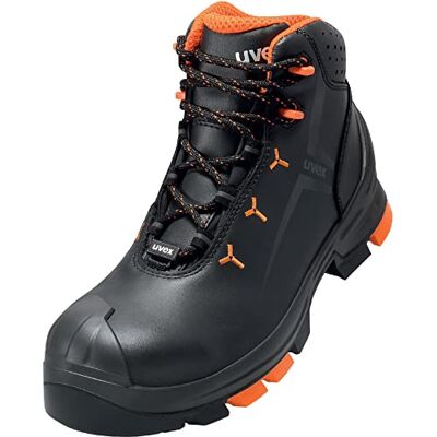 Uvex 2 Arbeitsschuhe Sicherheitsstiefel S3 SRC ESD Orange-Schwarz, Größe:44 Uvex 2 Arbeitsschuhe Sicherheitsstiefel S3 SRC ESD Orange-Schwarz, Größe:44