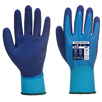 Portwest Liquid Pro Handschuh, Größe: L, Farbe: Blau, AP80B4RL Portwest Liquid Pro Handschuh, Größe: L, Farbe: Blau, AP80B4RL
