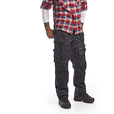 BLÅKLÄDER 15001140 Werker Hosen X1500, Marineblau / Schwarz, C50 BLÅKLÄDER 15001140 Werker Hosen X1500, Marineblau / Schwarz, C50