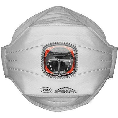 JSP Springfit 435ML FFP3 mit Typhoon Ventil 10er Box (BGA182-206-000) JSP Springfit 435ML FFP3 mit Typhoon Ventil 10er Box (BGA182-206-000)