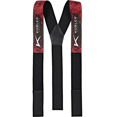 KÜBLER Workwear KÜBLER Hosenträger Forest rot/schwarz Breite 50 mm KÜBLER Workwear KÜBLER Hosenträger Forest rot/schwarz Breite 50 mm
