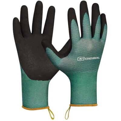 Gebol Salvia Gartenhandschuhe, Gr. 9/L, atmungsaktiv, Damen & Herren, EN388 Für Werkstatt, Bau & Industrie, sicherer Halt bei jedem Griff, feines Tastgefühl, angenehme Passform, elastischer Bund Gebol Salvia Gartenhandschuhe, Gr. 9/L, atmungsaktiv, Damen & Herren, EN388 Für Werkstatt, Bau & Industrie, sicherer Halt bei jedem Griff, feines Tastgefühl, angenehme Passform, elastischer Bund