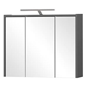 Schildmeyer Spiegelschrank Carlos, anthrazit, 74,5 x 16 x 64 cm Schildmeyer Spiegelschrank Carlos, anthrazit, 74,5 x 16 x 64 cm