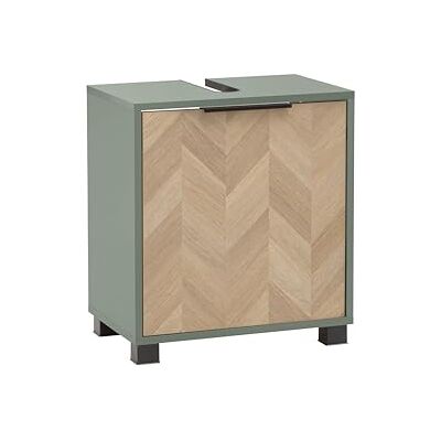 Schildmeyer Waschbeckenunterschrank Piazza 160509, Pistazie/Fischgräten Dekor, 50,3 x 33 x 56 cm Schildmeyer Waschbeckenunterschrank Piazza 160509, Pistazie/Fischgräten Dekor, 50,3 x 33 x 56 cm