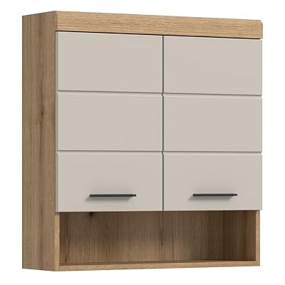 xonox.home Hängeschrank Scout 74x79x24 cm in Evoak Oak und Kaschmir matt- Hängeschrank Wandschrank Schrank Badmöbel stabile Konstruktion hochwertig verarbeitet robust und langlebig xonox.home Hängeschrank Scout 74x79x24 cm in Evoak Oak und Kaschmir matt- Hängeschrank Wandschrank Schrank Badmöbel stabile Konstruktion hochwertig verarbeitet robust und langlebig