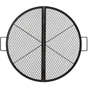 VEVOR X-Marks Feuerstelle Grillrost, Faltbarer runder Grillrost, robuster Stahl Lagerfeuer BBQ Grill Gitter mit Griff und Unterstützung X Draht, 91.4 cm, Schwarz VEVOR X-Marks Feuerstelle Grillrost, Faltbarer runder Grillrost, robuster Stahl Lagerfeuer BBQ Grill Gitter mit Griff und Unterstützung X Draht, 91.4 cm, Schwarz