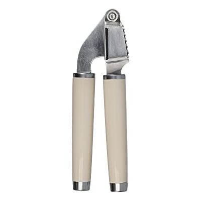 KitchenAid Knoblauchpresse, Edelstahlpresse ist spülmaschinenfest – Almond Creme KitchenAid Knoblauchpresse, Edelstahlpresse ist spülmaschinenfest – Almond Creme