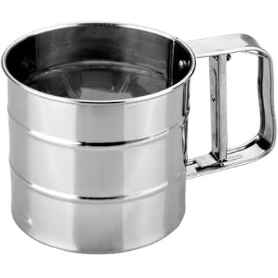 IBILI Bistrot Flour Sifter, 10 x 10 x 17 cm, Silver IBILI Bistrot Flour Sifter, 10 x 10 x 17 cm, Silver