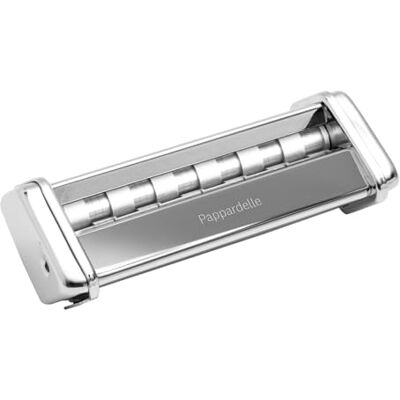 MARCATO AC-150-PAPL Zubehör Pappardelle für die Pastamaschine Atlas 150, verchromter Stahl, Silber MARCATO AC-150-PAPL Zubehör Pappardelle für die Pastamaschine Atlas 150, verchromter Stahl, Silber