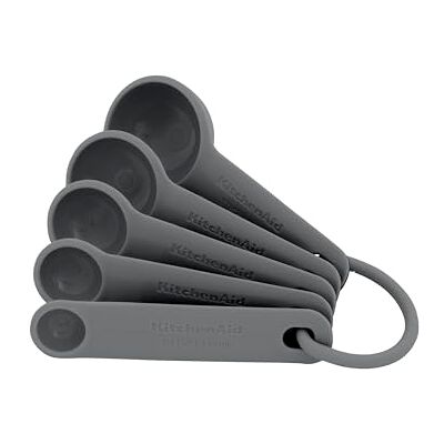 KitchenAid 5pc Messlöffel Set Holzkohle Grau KitchenAid 5pc Messlöffel Set Holzkohle Grau