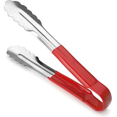 LACOR 63060 Monoblock Zange, Karu, Edelstahl, rot, 24 x 3 x 3 cm LACOR 63060 Monoblock Zange, Karu, Edelstahl, rot, 24 x 3 x 3 cm
