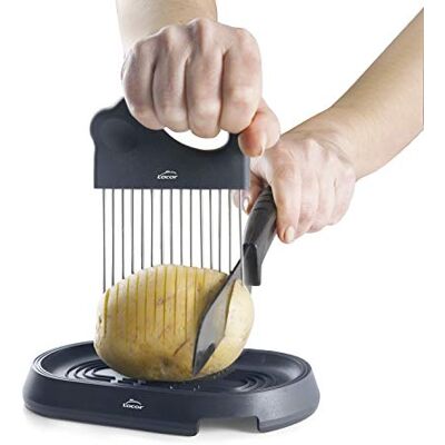 LACOR 68180 – Hasselback Kartoffelschneider, Edelstahl 18/10, 18 x 10 c... LACOR 68180 – Hasselback Kartoffelschneider, Edelstahl 18/10, 18 x 10 c...