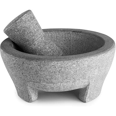 LACOR 60515.0-60515 Naturgranit-Molcajete-Mörtel, Ø 20 cm, 8... LACOR 60515.0-60515 Naturgranit-Molcajete-Mörtel, Ø 20 cm, 8...