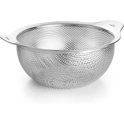LACOR 62731 – Edelstahl 18/10 Abtropf, 15 cm Durchmesser, mit Henkeln... LACOR 62731 – Edelstahl 18/10 Abtropf, 15 cm Durchmesser, mit Henkeln...