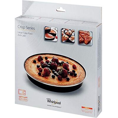 Whirlpool AVM280 Mikrowellenzubehör/ Crisp-Backform klein (Ø28cm)/ Passend auch für Mikrowellen von Bauknecht Whirlpool AVM280 Mikrowellenzubehör/ Crisp-Backform klein (Ø28cm)/ Passend auch für Mikrowellen von Bauknecht