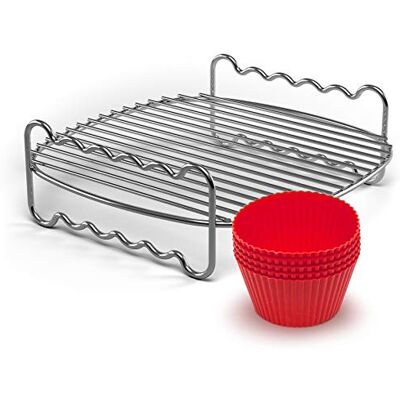 Philips Airfryer Party-Kit, Grillrost & Muffinformen Philips Airfryer Party-Kit, Grillrost & Muffinformen