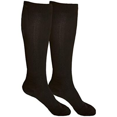 Hydas Reisestützstrümpfe XXL, extra breite Wadenweite, Doppelpack Gr. 39-41 Schwarz Hydas Reisestützstrümpfe XXL, extra breite Wadenweite, Doppelpack Gr. 39-41 Schwarz