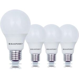 Blaupunkt LED Lampen E27 Warmweiß 2700K Classic, 6W, Ersatz für 60W Glühbirne, 4-er Pack, Energieeffizient, Kostensparend, LED Birne für Raumbeleuchtung Blaupunkt LED Lampen E27 Warmweiß 2700K Classic, 6W, Ersatz für 60W Glühbirne, 4-er Pack, Energieeffizient, Kostensparend, LED Birne für Raumbeleuchtung