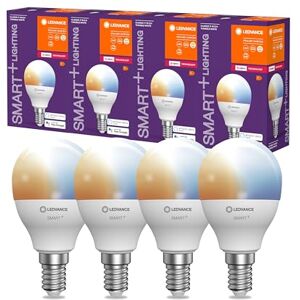 LEDVANCE SMART+ Miniballform mit ZigBee Technologie P40 E14 Tunable White 2700-6500K, 4-er Pack LEDVANCE SMART+ Miniballform mit ZigBee Technologie P40 E14 Tunable White 2700-6500K, 4-er Pack